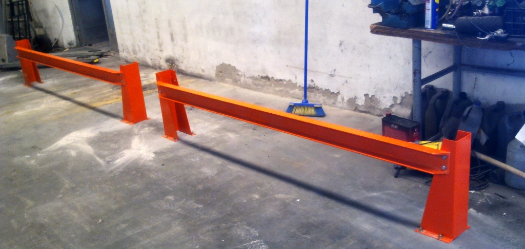 viga upn proteccion para pasillo